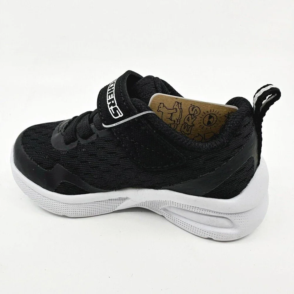 Skechers Microspec Max Torvix Black Toddlers Boys Size 5 Sneakers